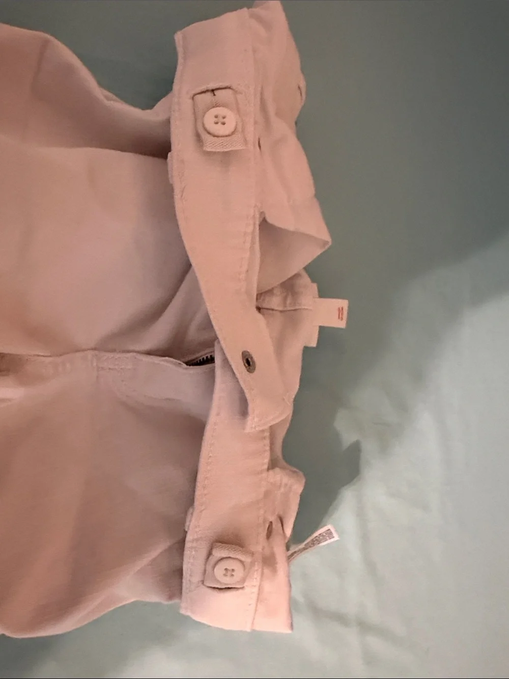 Cat & Jack Girls' Denim Shorts Trio — Hot Pink and white